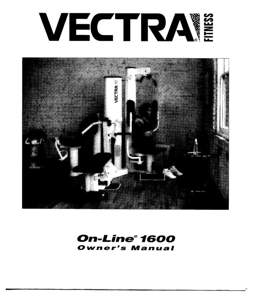Vectra Fitness On-Line 1600 owner's manual Vectra Fitness On-Line 1600 owner's manual