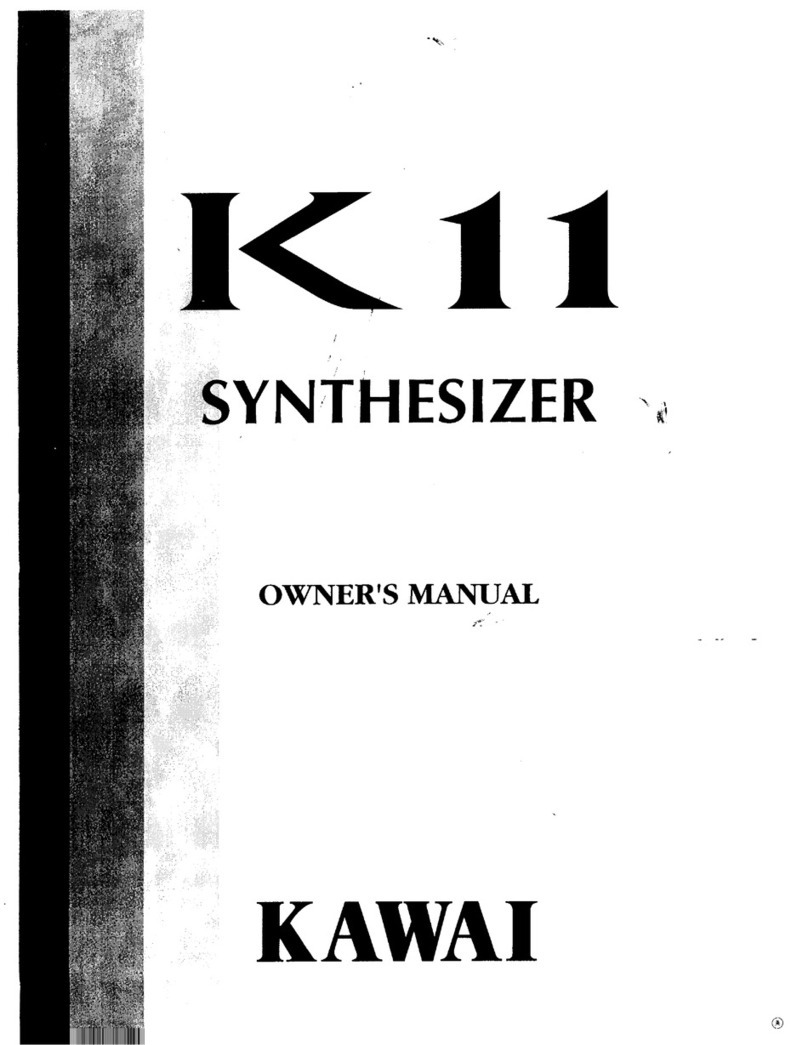 Kawai K 11 owner's manual