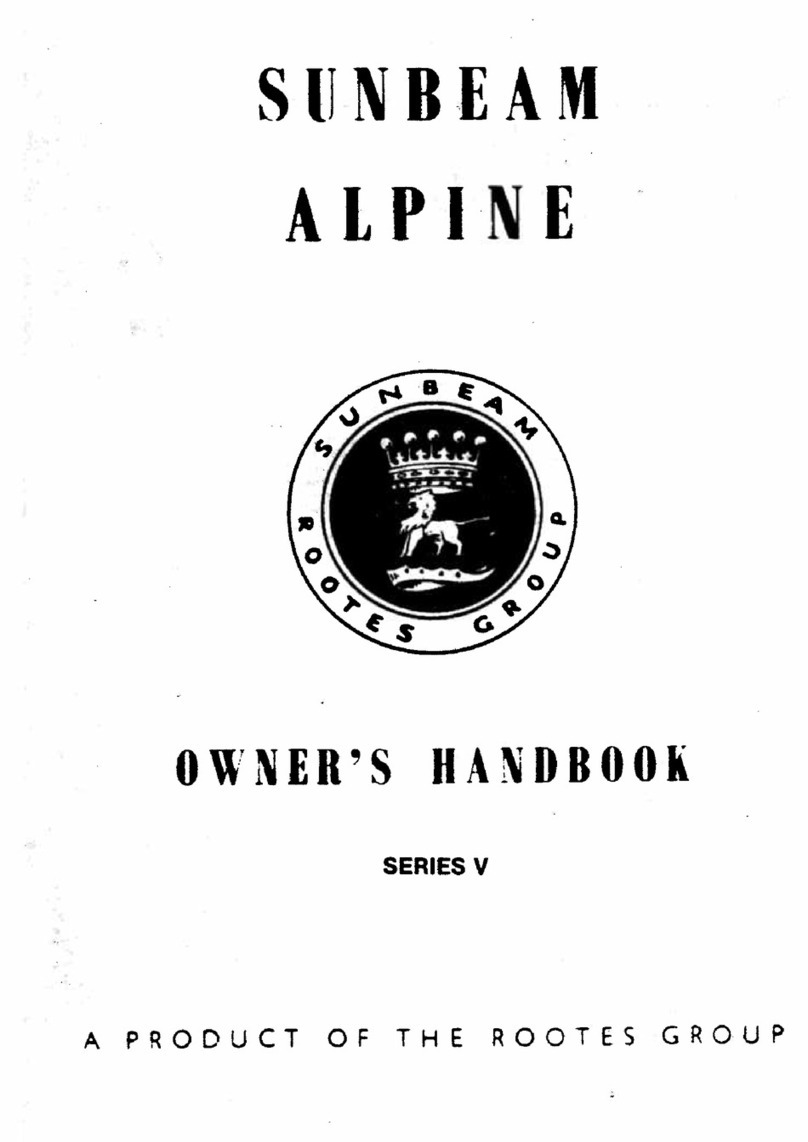 Sunbeam Alpine V series User guide