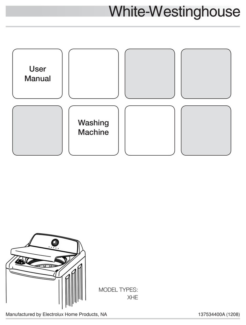 White-Westinghouse XHE user manual