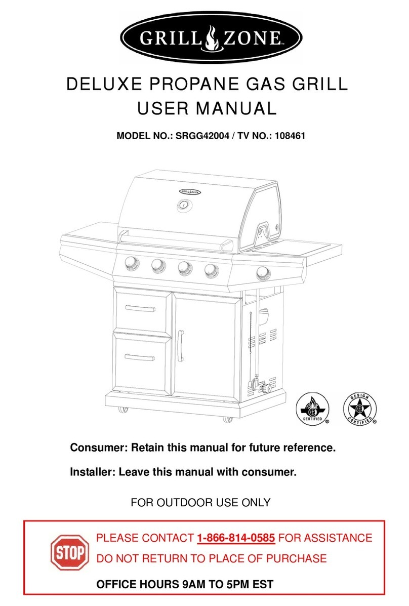 Grill Zone SRGG42004 user manual