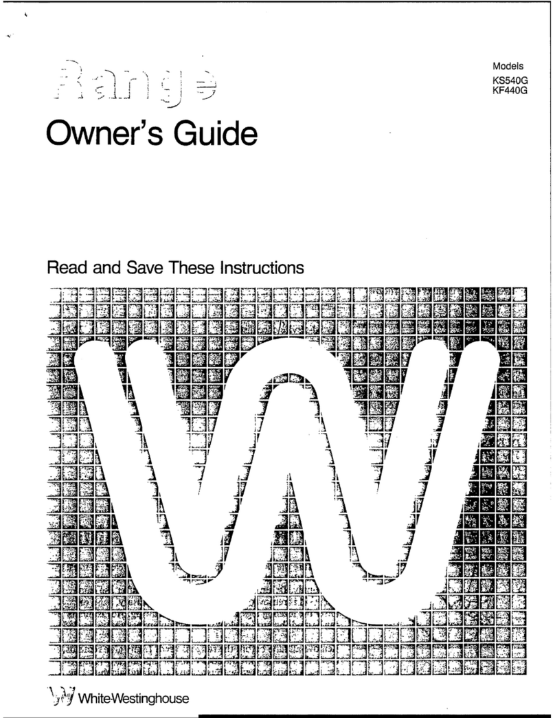 White-Westinghouse KS540G owner's guide