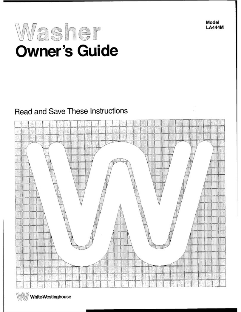 White-Westinghouse LA444M owner's guide