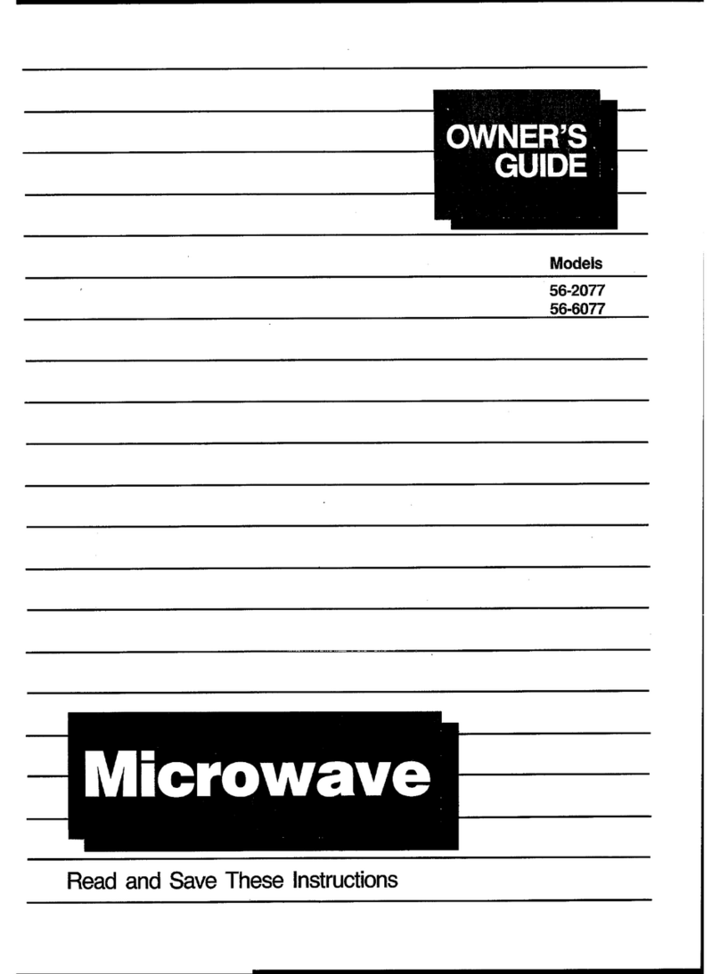 Tappan 56-6077 owner's guide