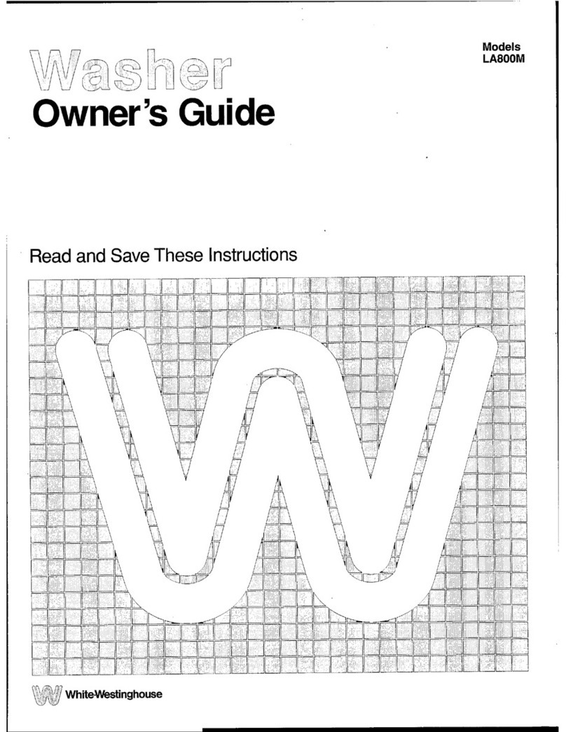 White-Westinghouse LA800M User manual