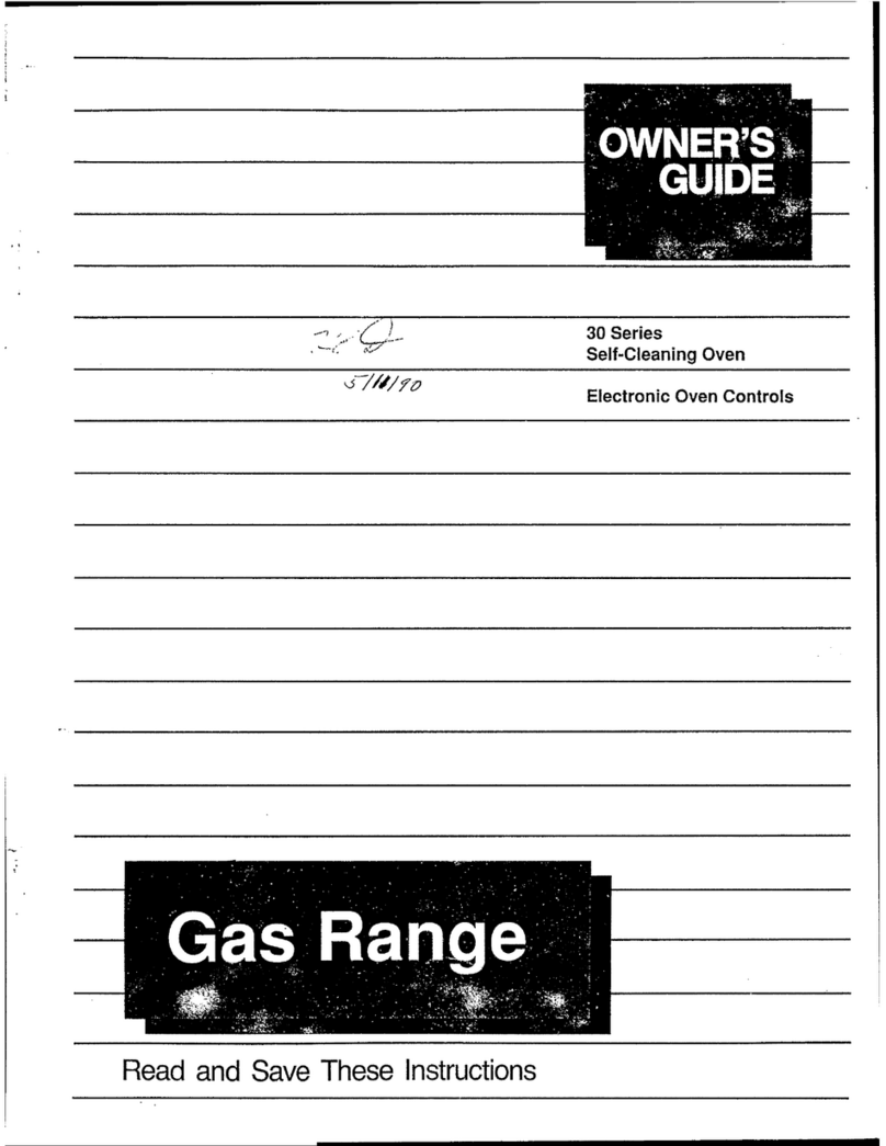 Tappan 30 series User manual