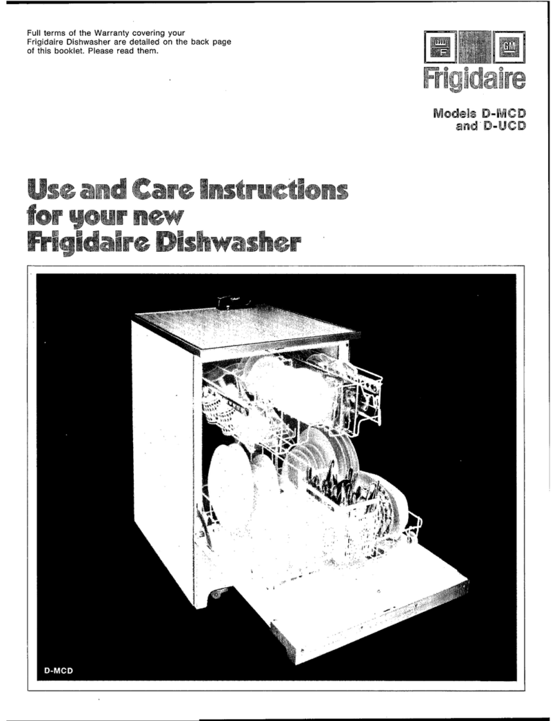 Frigidaire D-MCD Quick reference guide