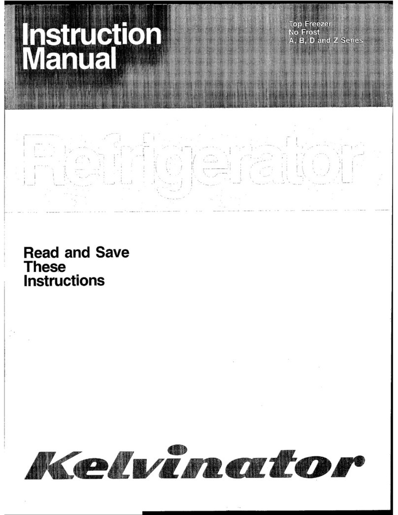 Kelvinator A series instruction manual