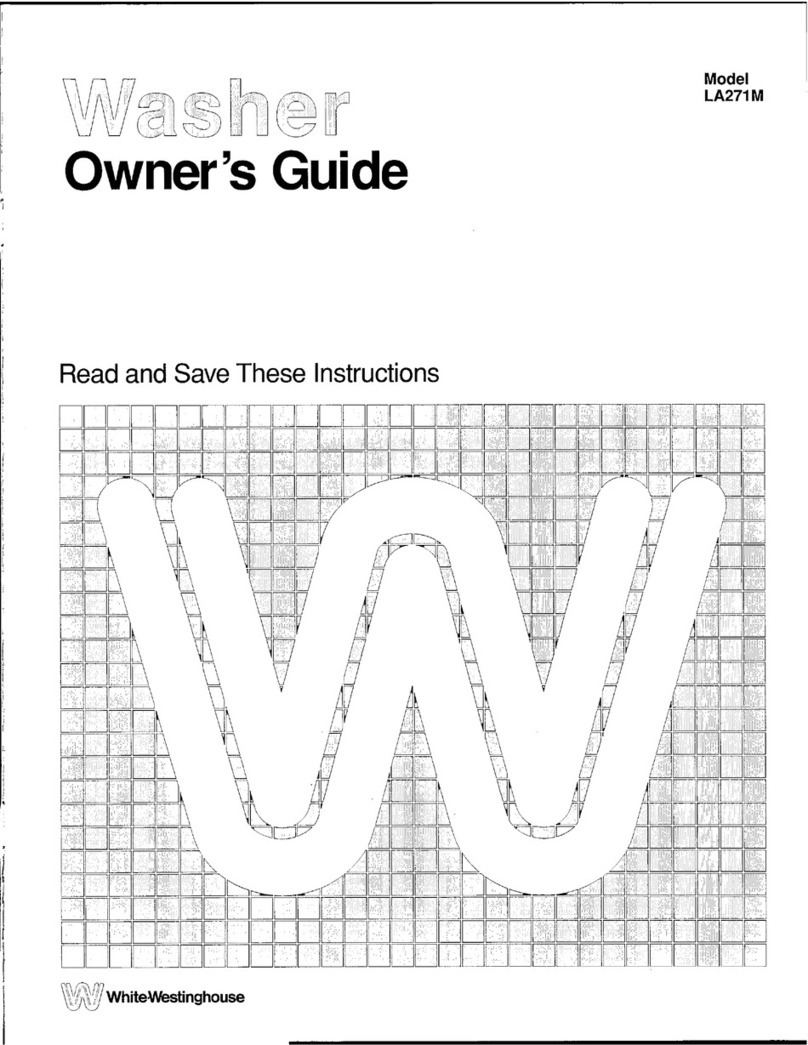White-Westinghouse LA271M owner's guide