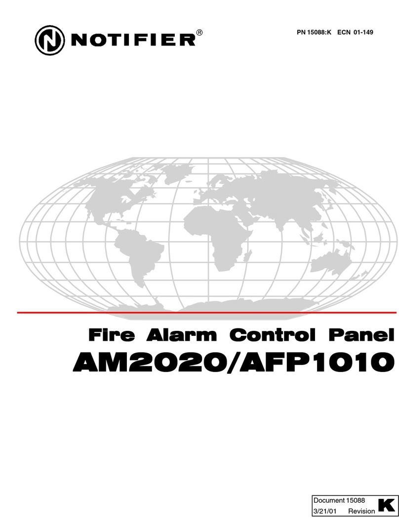 Notifier AM2020 User manual Notifier AM2020 User manual