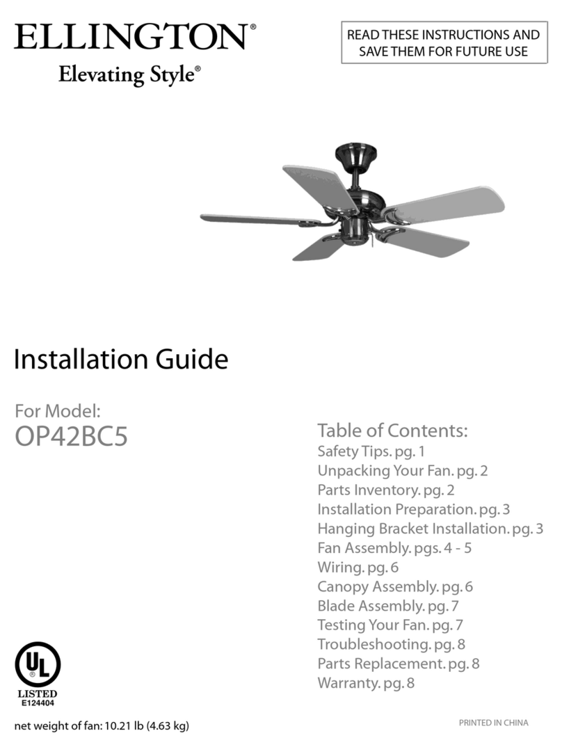 Ellington OP42BC5 installation guide