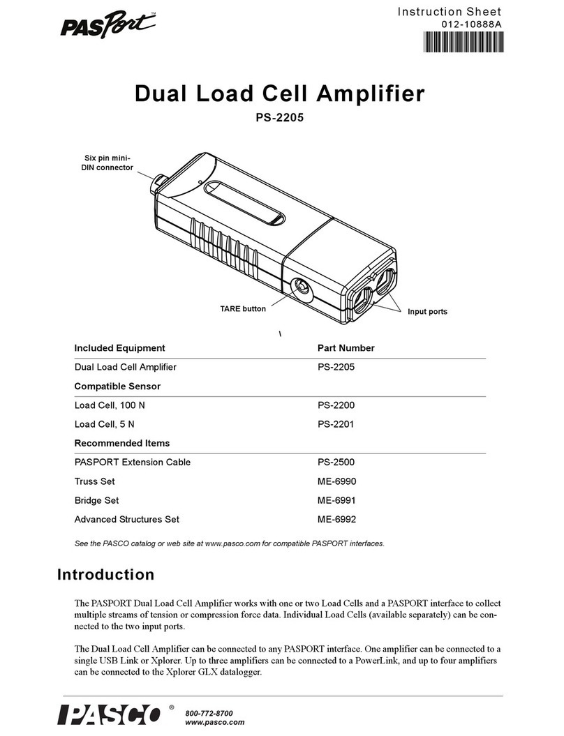 Pasport PS-2205 instruction sheet