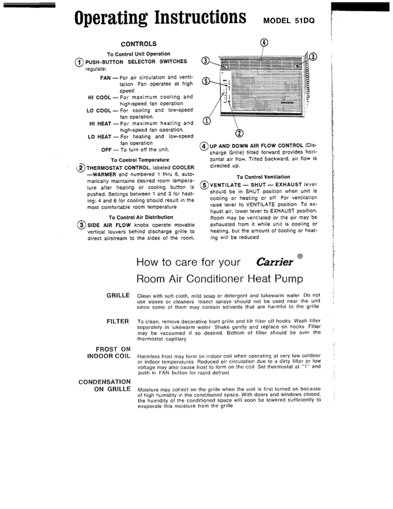 Carrier 51DQ User manual