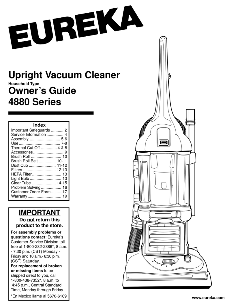 Eureka 4880 Series owner's guide