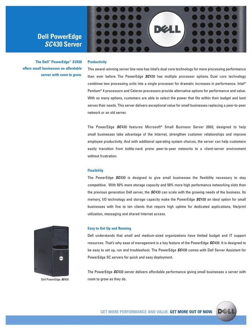 Dell PowerEdge SC430 Owner's manual Dell PowerEdge SC430 Owner's manual
