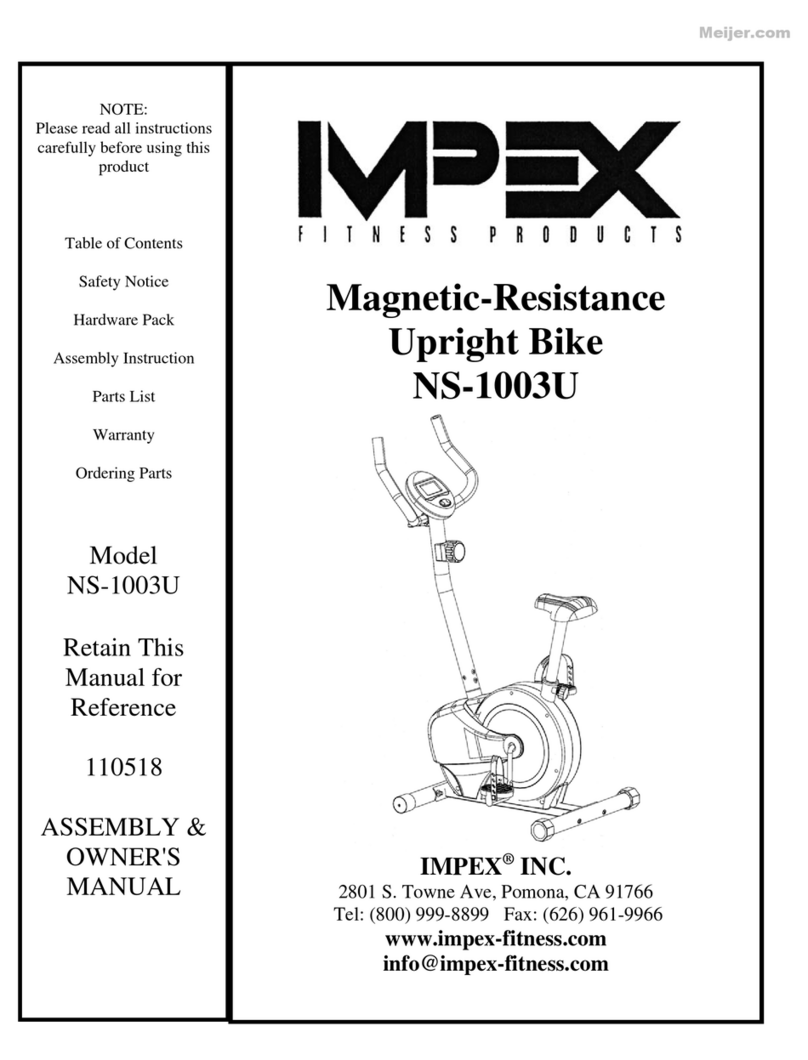 Impex NS-1003U Assembly & owners manual