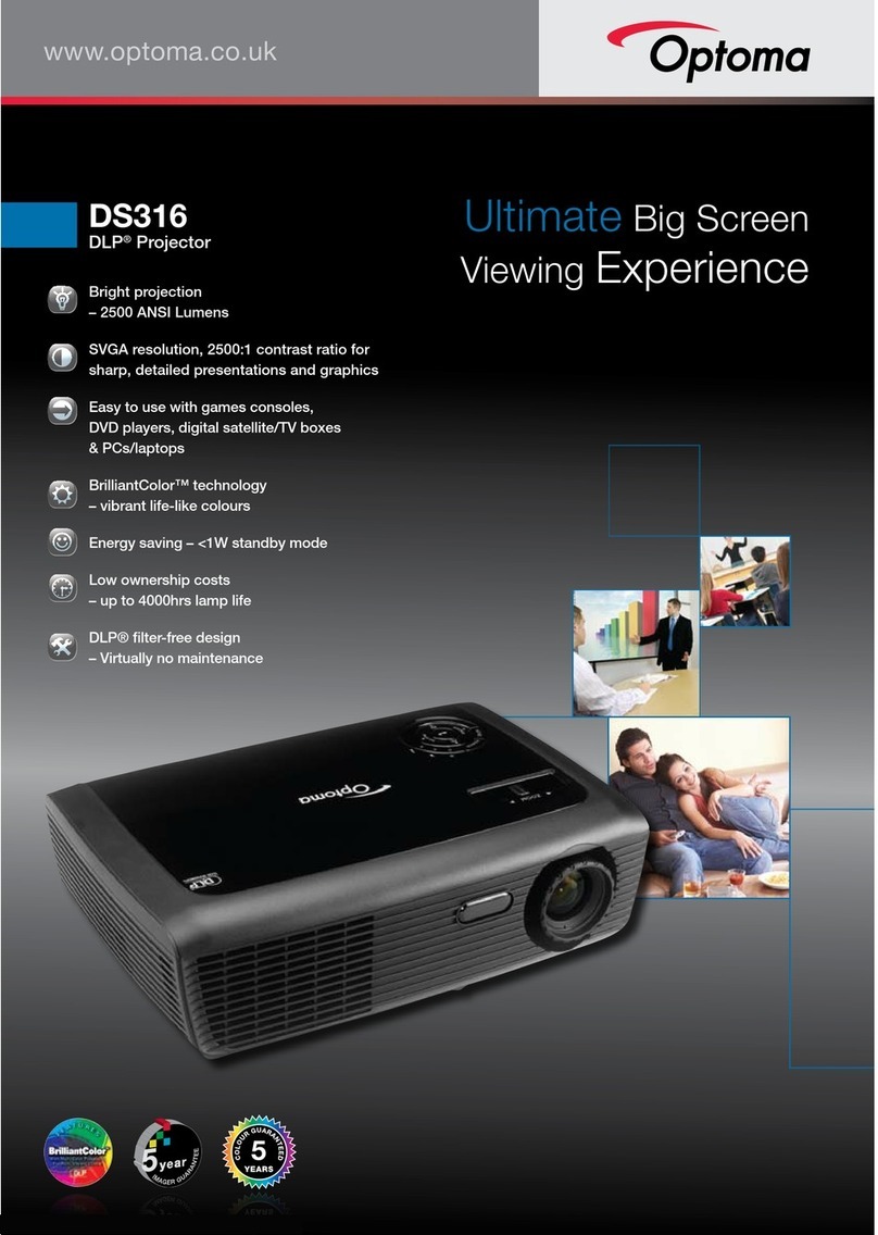 Optoma DS316 User manual