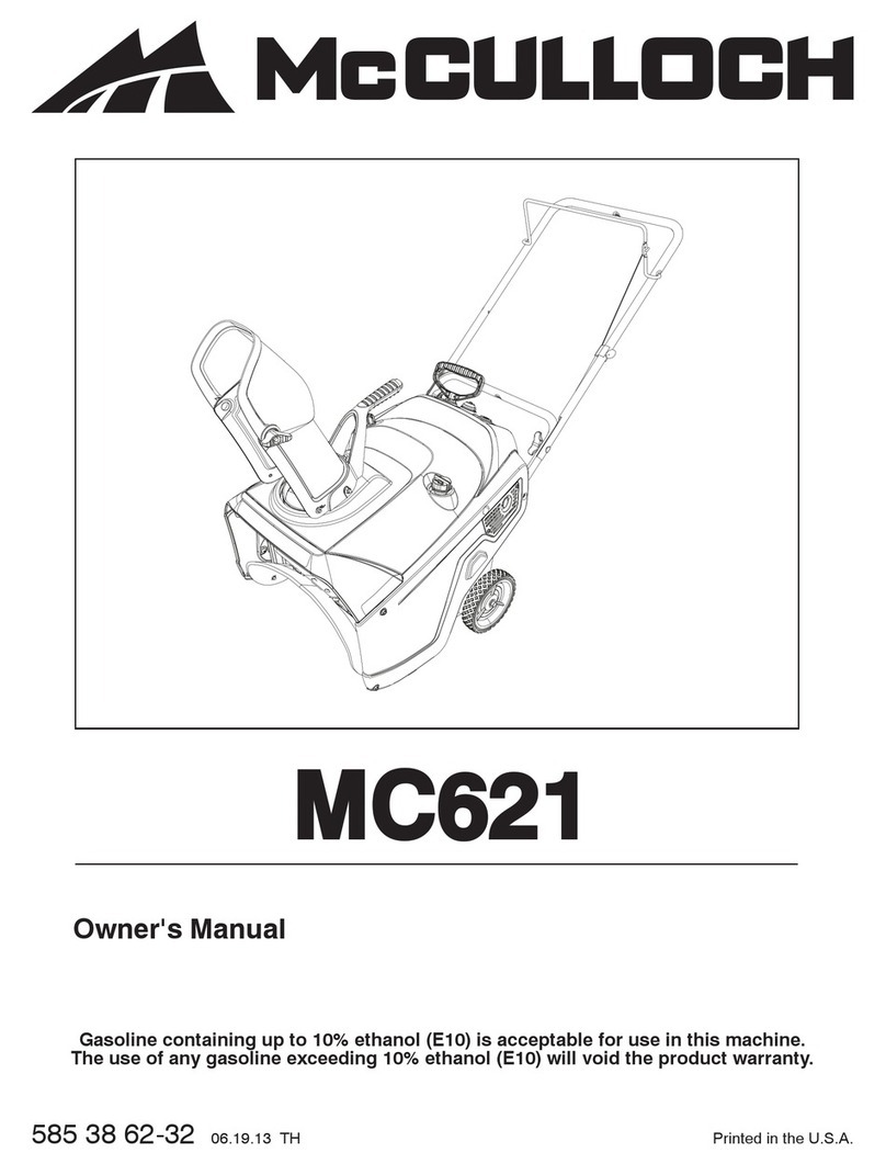 McCulloch MC621 owner's manual