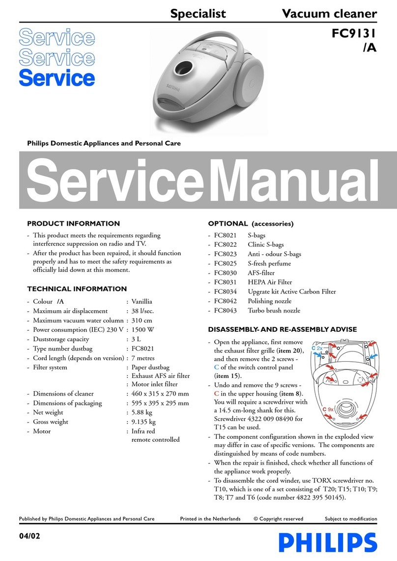Philips FC9131 User manual