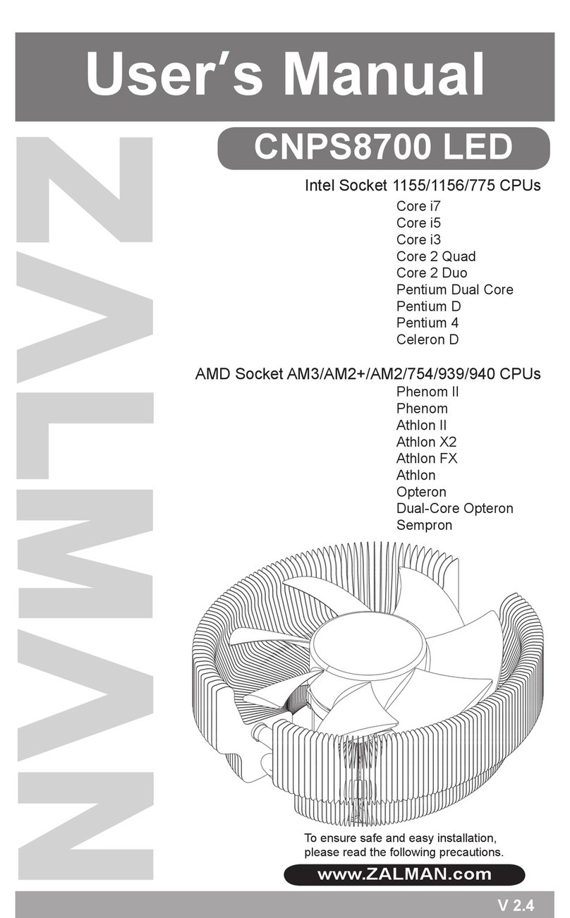 ZALMAN CNPS8700 NT User manual