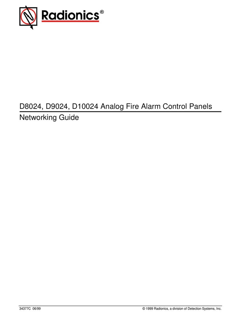 Radionics D8024 Networking guide