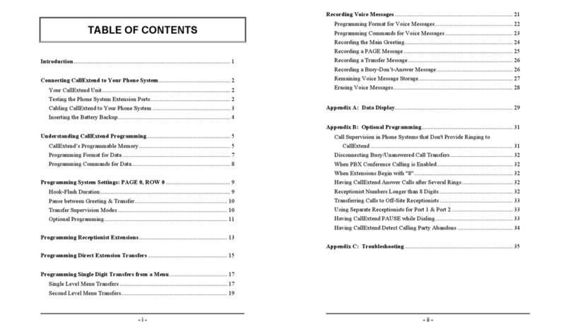 CMP CallExtend user manual