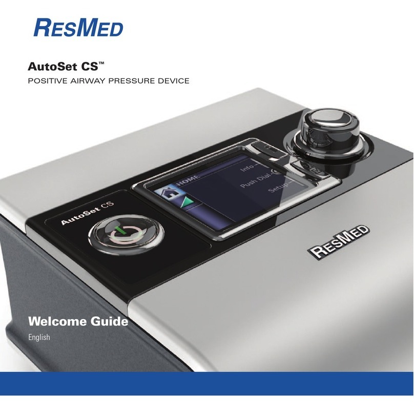 ResMed AutoSet CS Welcome guide