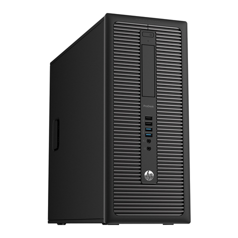 HP ProDesk 600 G1 Tower Manual
