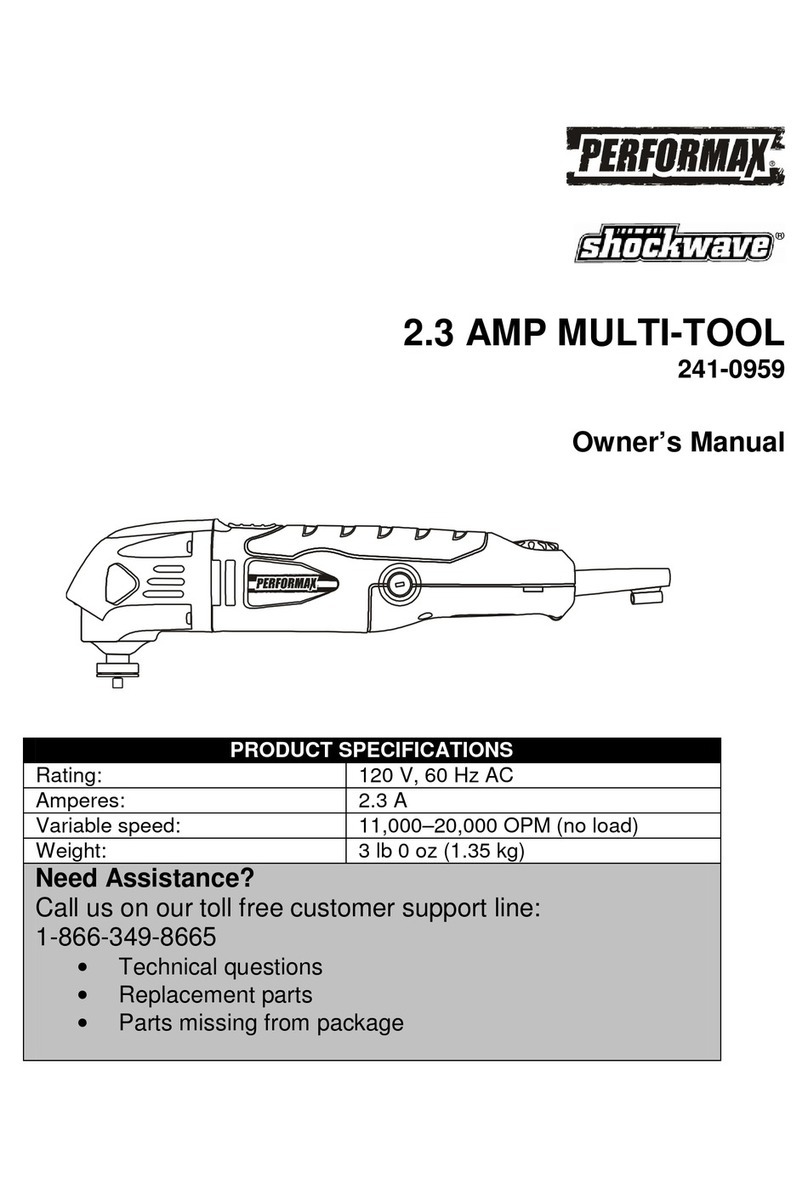 Power Max Shockwave 241-0959 owner's manual