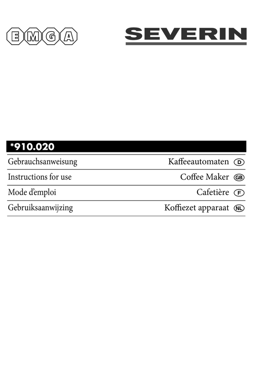 SEVERIN EMGA *910.020 Instructions for use