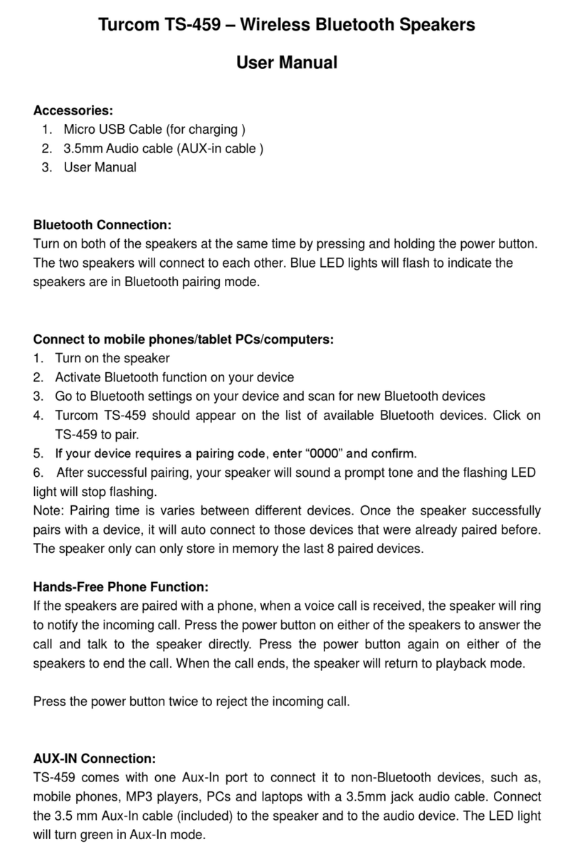 Turcom TS-459 user manual