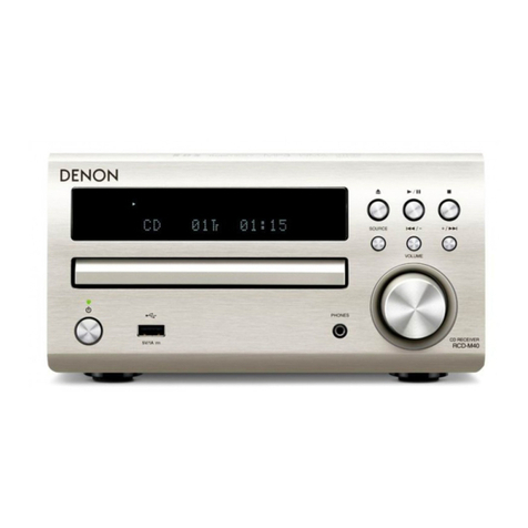 Denon RCD-M40 User manual