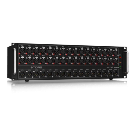 Midas Digital Snake DL32 quick start guide