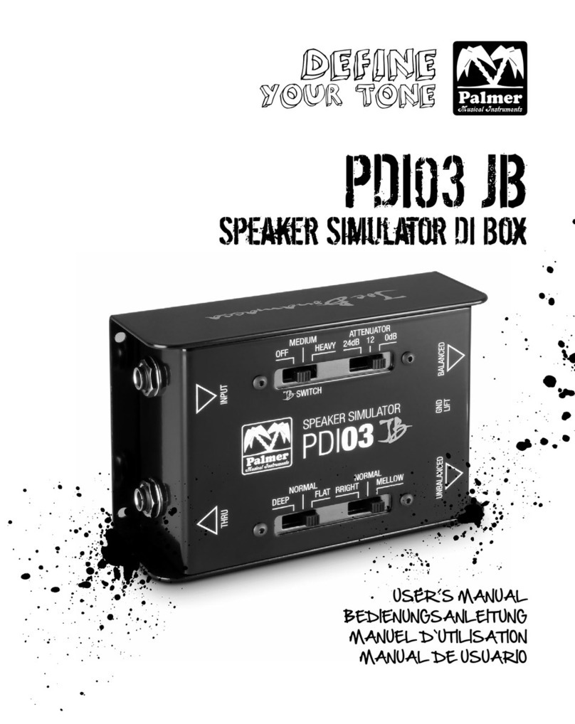 Palmer PDI03 JB owner's manual