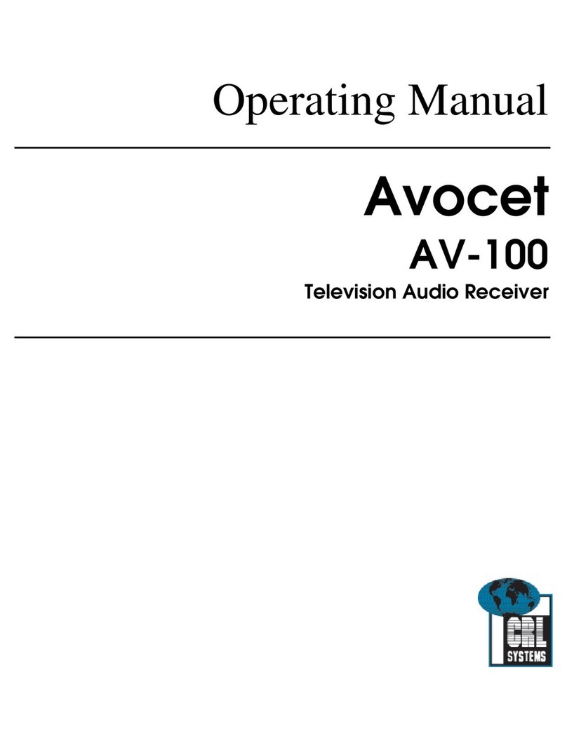 Avocet AV-100 operating manual