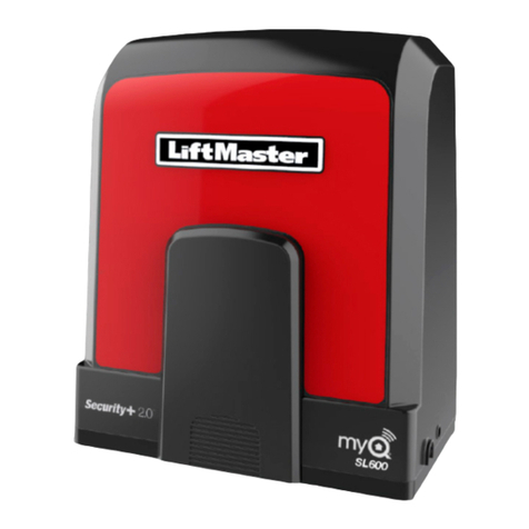 Chamberlain SL600 installation manual