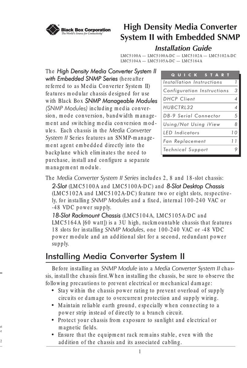 Black Box LMC5100A User manual