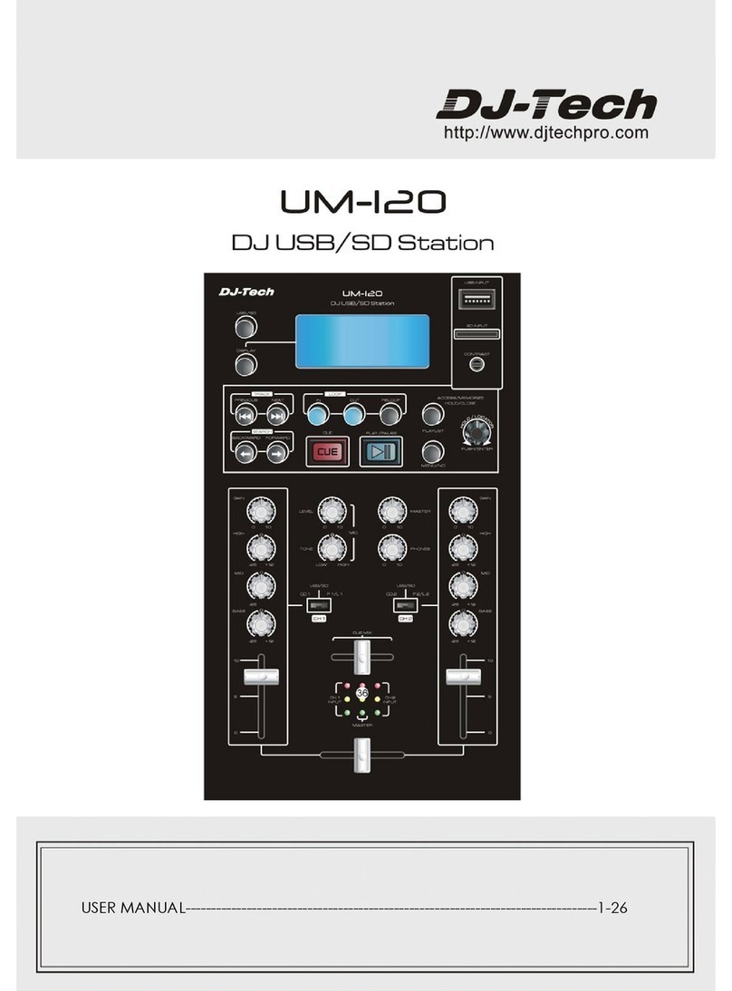 DJ-Tech UM-120 User manual DJ-Tech UM-120 User manual