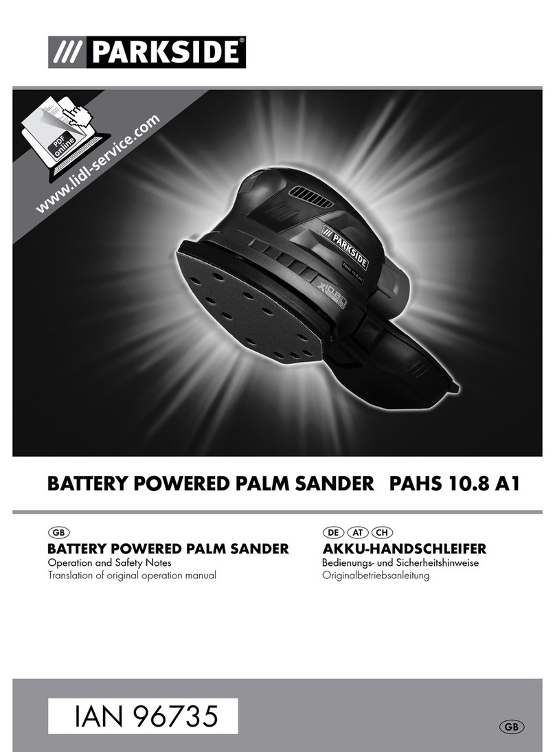 Parkside PAHS 10.8 A1 User manual