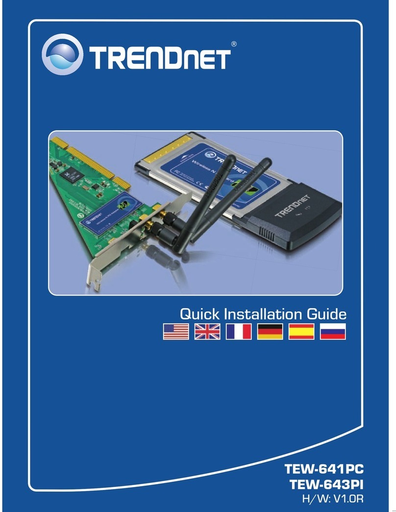 TRENDnet TEW-641PC Quick installation guide