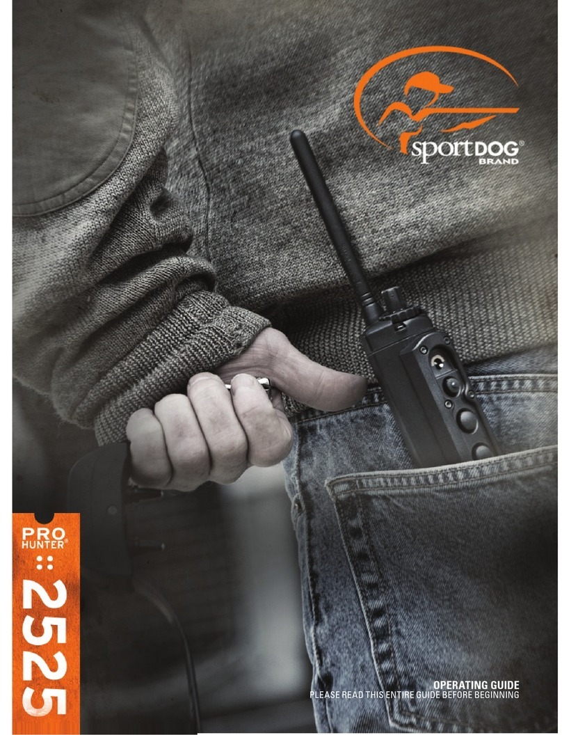 SprotDog Pro hunter 2525 operating guide