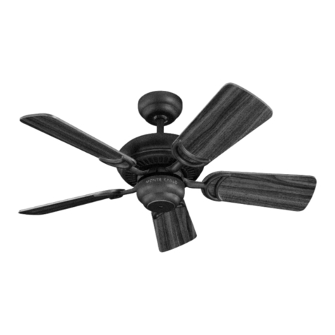 Monte Carlo Fan Company 5DS34XX Series Instruction manual Monte Carlo Fan Company 5DS34XX Series Instruction manual