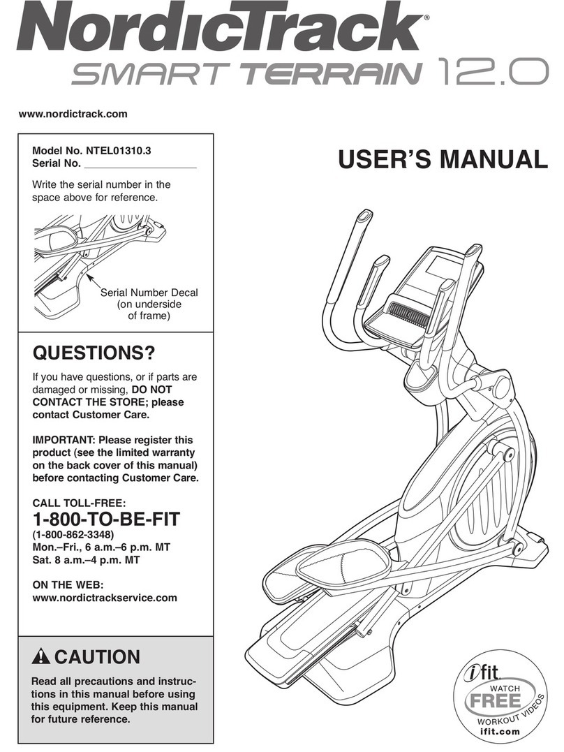NordicTrack NTEL01310.3 User manual