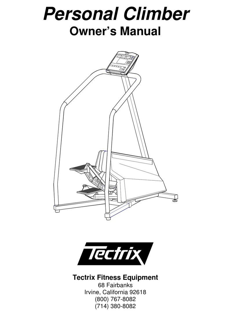 Tectrix Personal Climber owner's manual Tectrix Personal Climber owner's manual