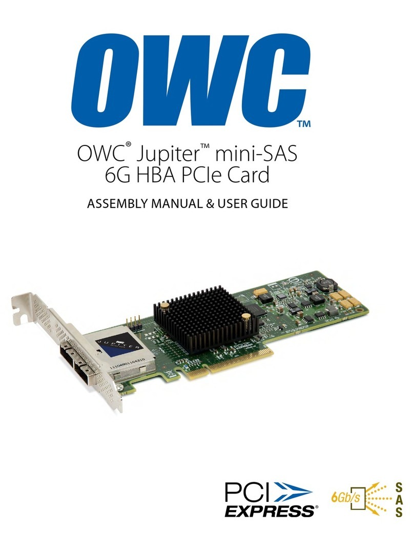 OWC Jupiter Assembly manual & user guide