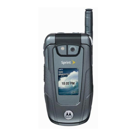 Sprint Motorola Deluxe ic902 User manual