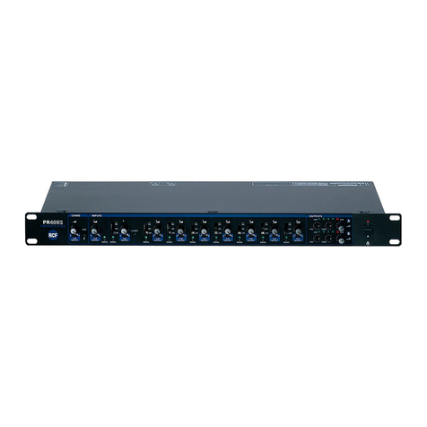 RCF PR4092 User manual