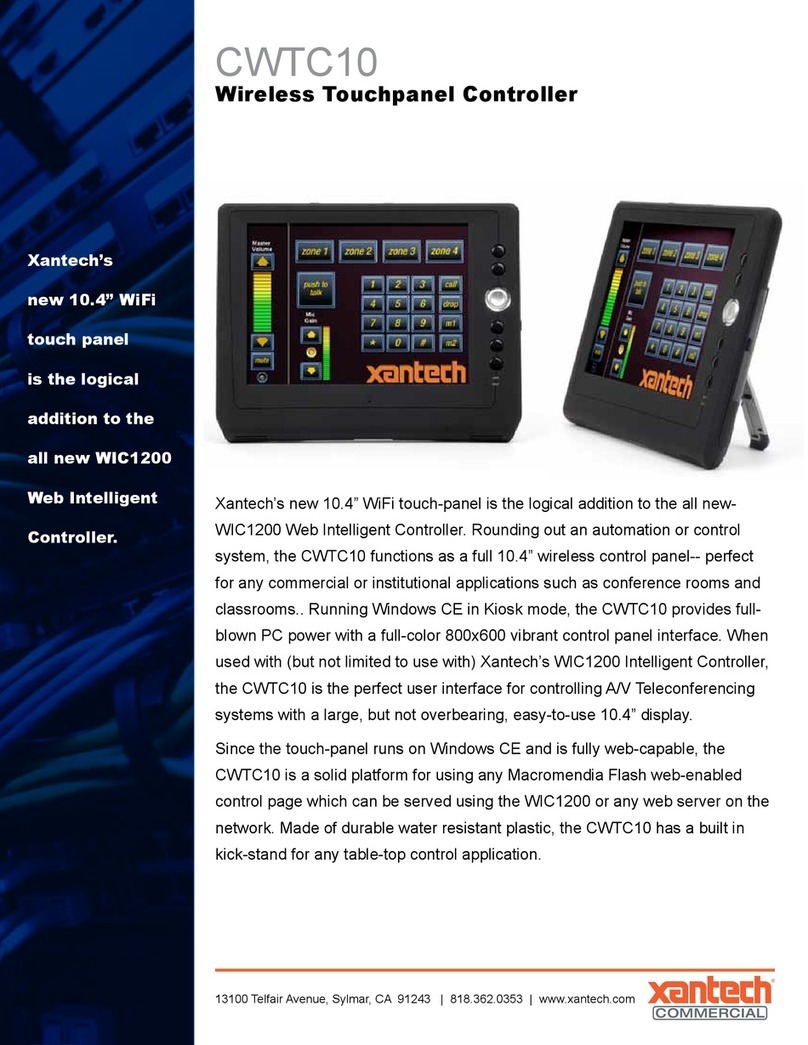Xantech CWTC10 Features and specifications