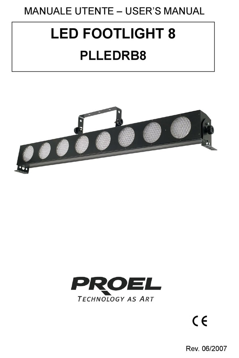 PROEL PLLEDRB8 user manual