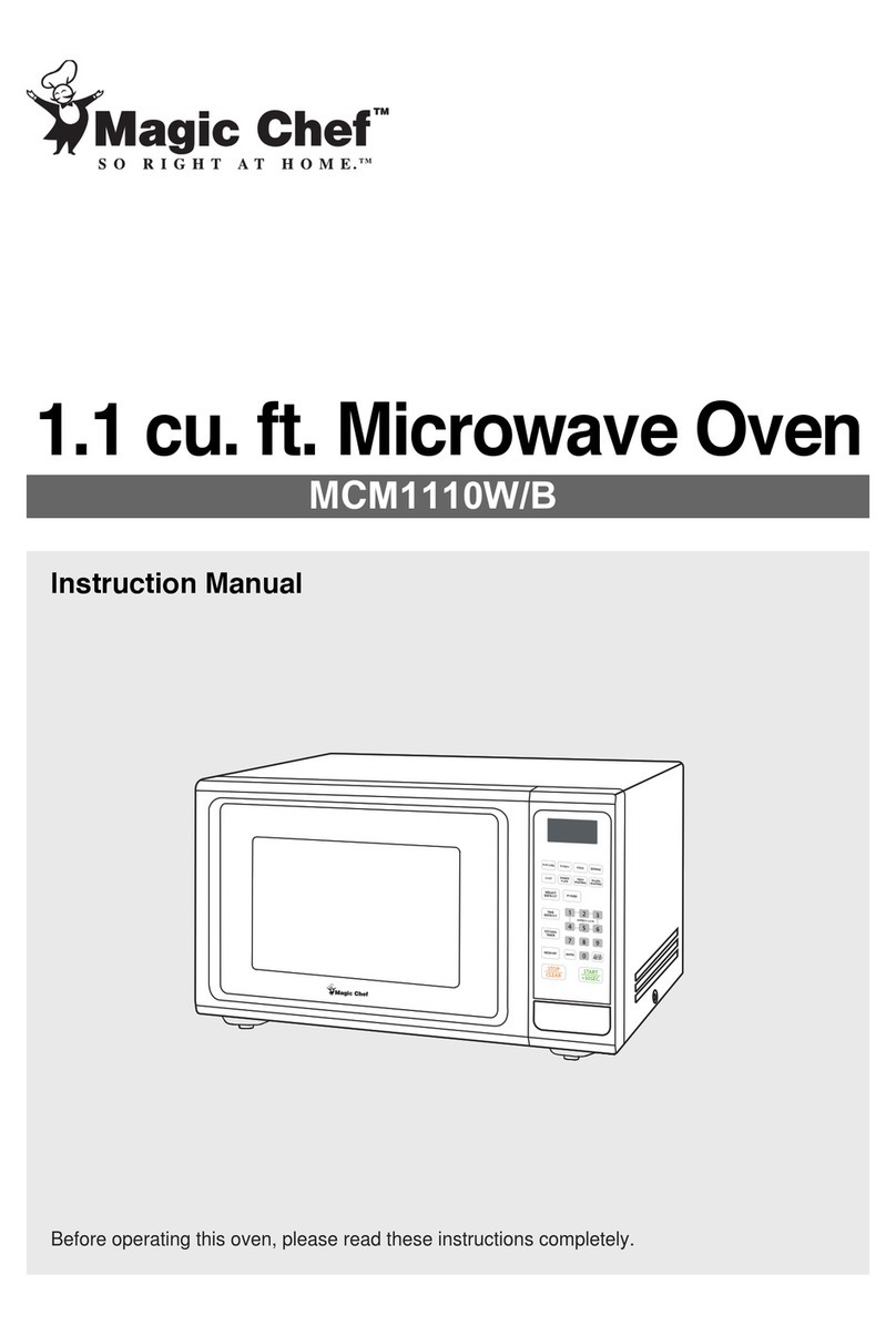 Magic Chef MCM1110W/B instruction manual